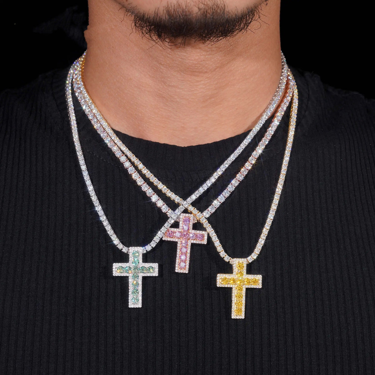 Mens Cross Pendant
