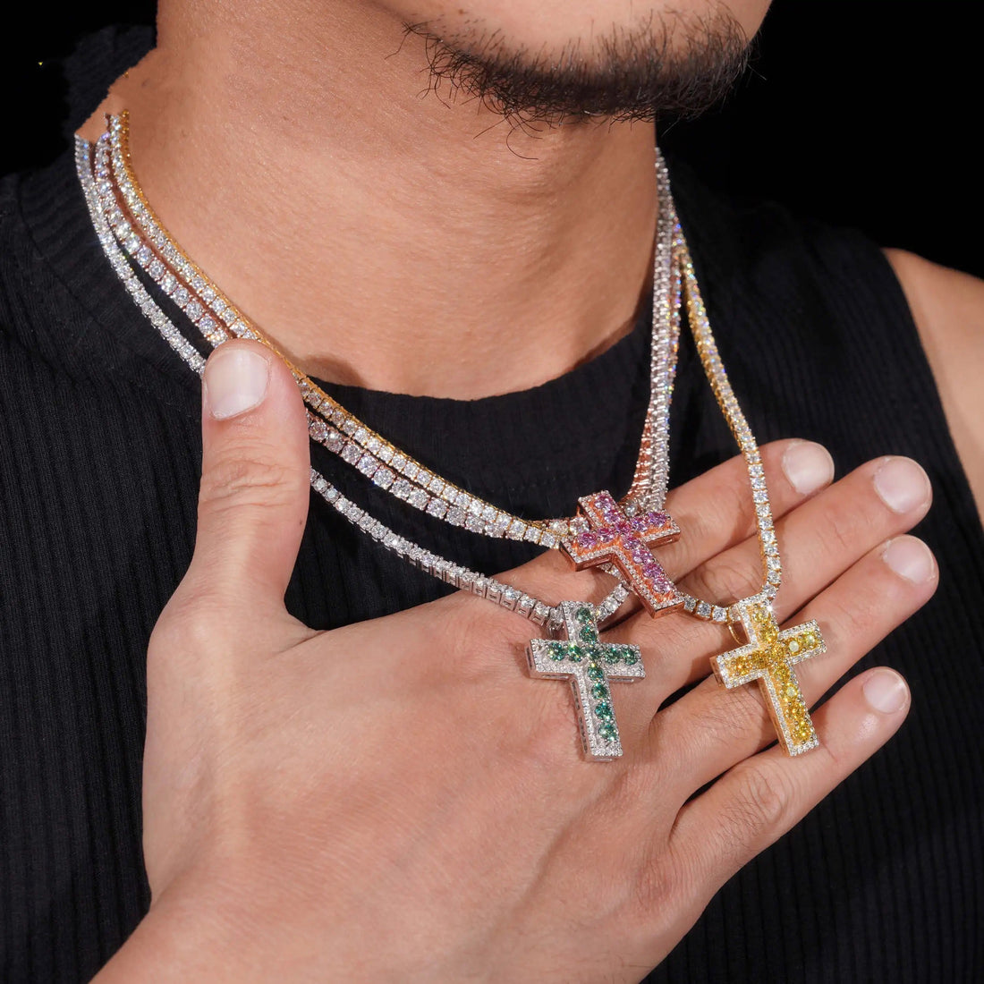 Mens Cross Pendant