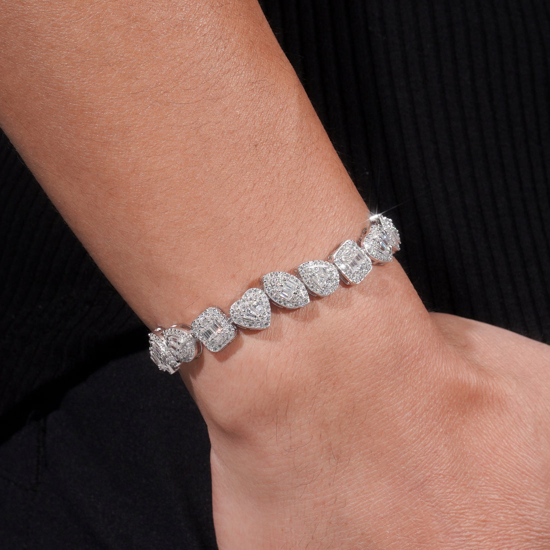 Fancy Cut Tennis Bracelet