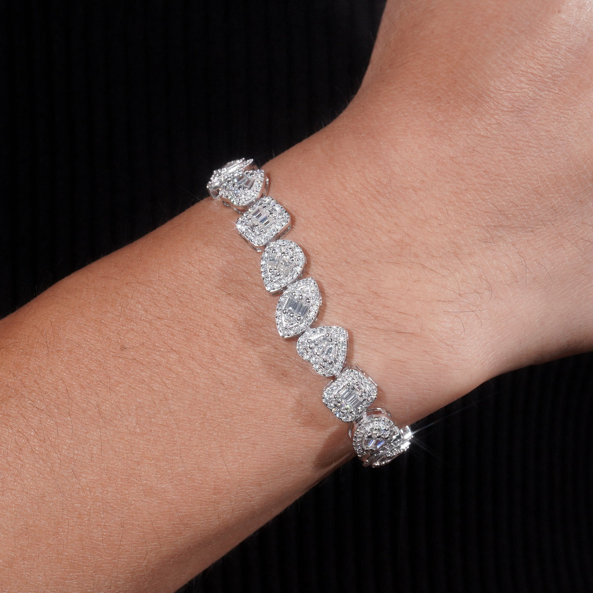 Fancy Cut Tennis Bracelet