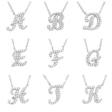 Letter Pendant Necklace