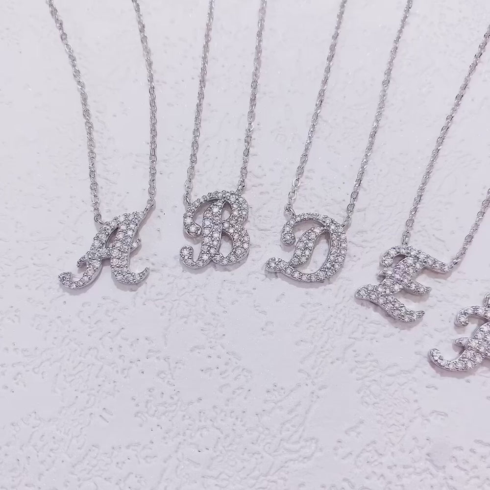 Letter Pendant Necklace