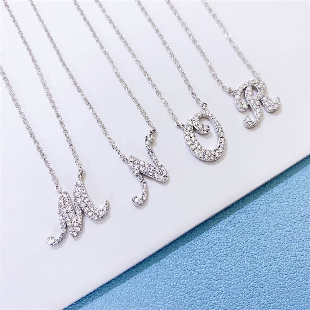 Letter Pendant Necklace