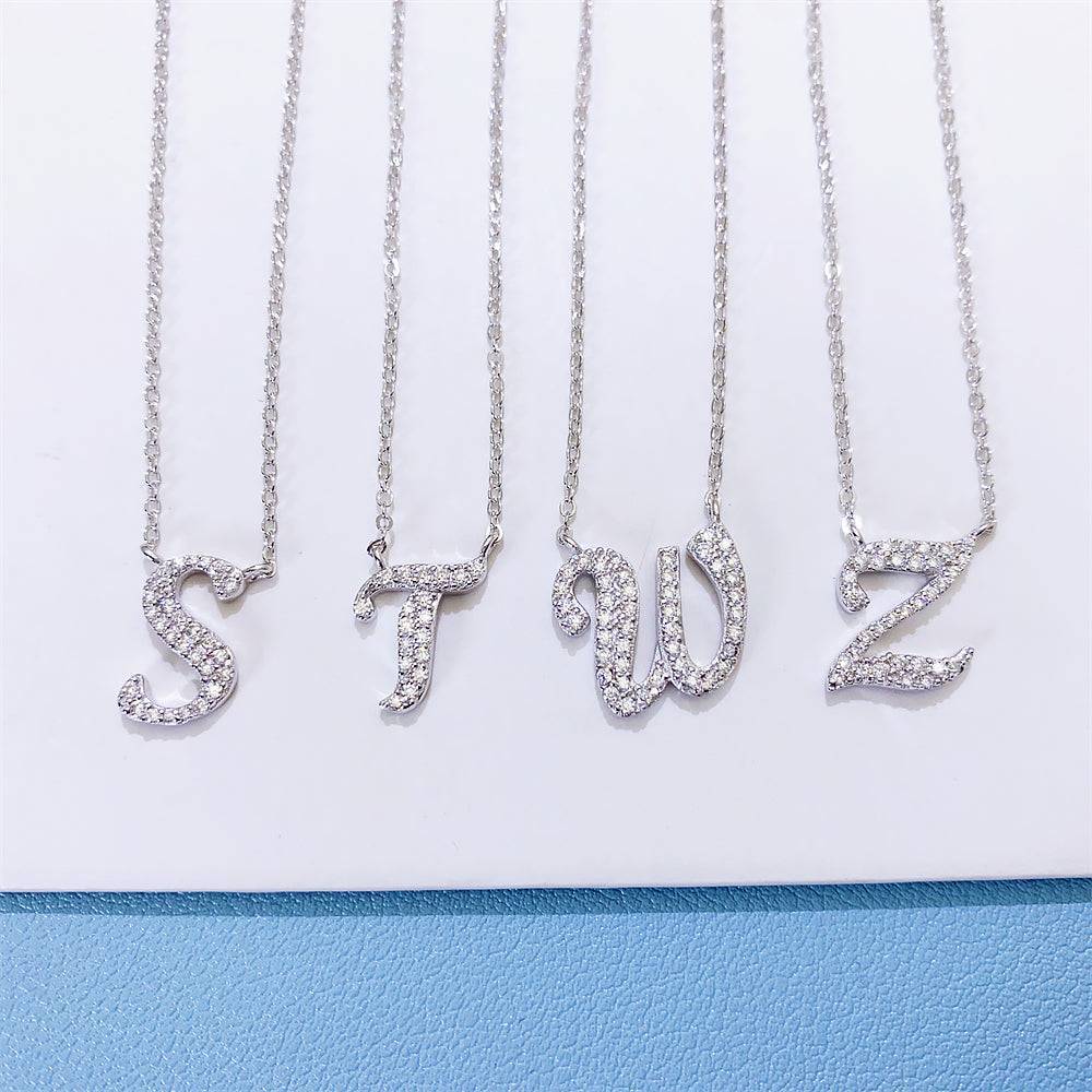 Letter Pendant Necklace