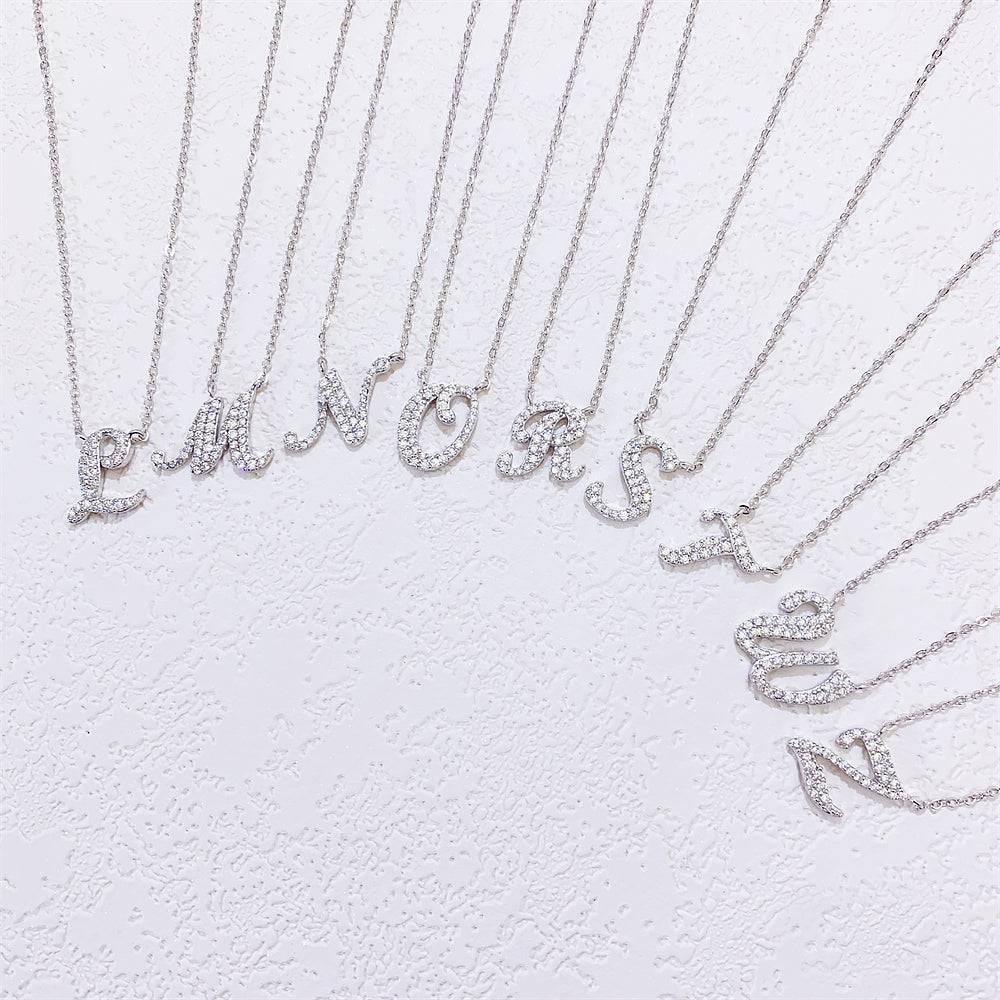 Letter Pendant Necklace